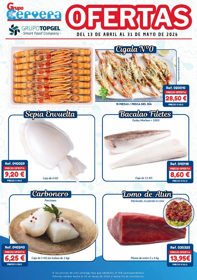 folleto abril pescados cervera 2026